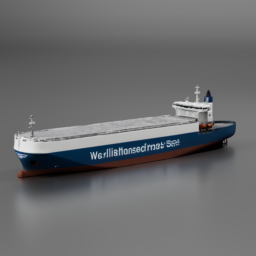 🚢 Wallenius Wilhelmsen Titan RoRo Ship・ 3D File for 3D printing・Cults