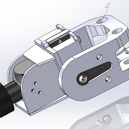 [Вирій 15"] 1-axis cam pitch gimbal, rotating system "Гусь-1" / Goose-1