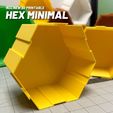 4.jpg 3D Printable Ultimate Hex Shelf Collection 3.0