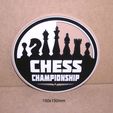 ajedrez-tablero-piezas-chess-championship-cartel-impresion3d.jpg badge, championship, championship, chess, letter, sign, signboard, logo, pieces, board, pawn, knight, rook