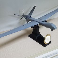 1.jpg Free 3D file UAV:MQ9 Reaper・3D printer design to download