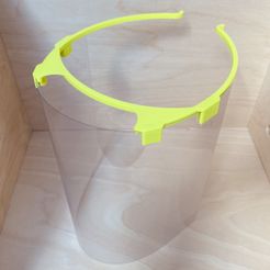 CVISIERE.jpg Archivo STL gratis Protector facial COVID-19・Diseño de impresión 3D para descargar