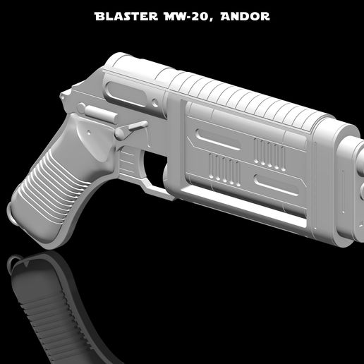 MW-20 blaster Cassian Andor (3D model, .stl)・ STL File for ・Cults
