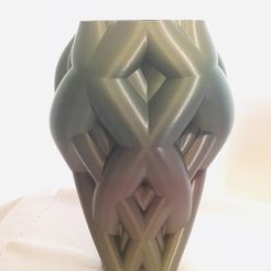 IMG_5350.jpg STL file Knotted vine vase・3D printing design to download