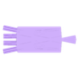 KWR3_Kreuzung.stl Double crossing turnout 22.5° (R3, track 1)