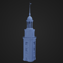 St.Michaels_1.png Archivo STL Torre del Reloj de San Miguel・Plan para descargar y imprimir en 3D