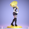 06.png Medusa Gorgon - Elegante traje negro sin mangas - Soul Eater Anime Figure - Impresión 3D