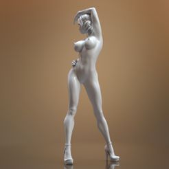 Dance1-d.jpg Archivo STL Bailarina asiática・Plan de impresora 3D para descargar