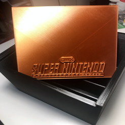 snexboxschickideckel.png Fichier 3D gratuit Boîte de 5 jeux SNES・Plan imprimable en 3D à télécharger