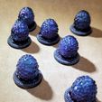 20231201_114809-1.jpg Alien eggs (3 versions) with or without embryo on sci-fi or plain bases