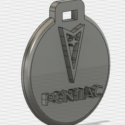 Pontiac-1.png Colgante porte clé Pontiac / Pontiac Llavero de adorno