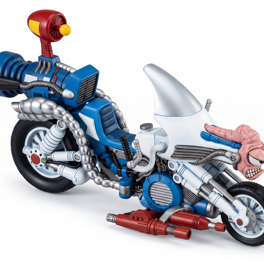 Earthworm Jim Unreleased Figures series - Earthworm Jim Bike