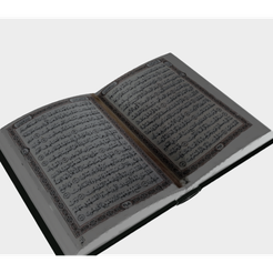 coranlast.obj.png Fichier OBJ livre ouvert・Design pour impression 3D à télécharger
