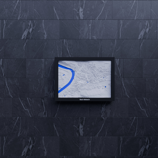 Bad Abbach, Germany - 3D Miniature - 3D model önizlemesi