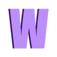 W.stl English Alphabet 26 letters
