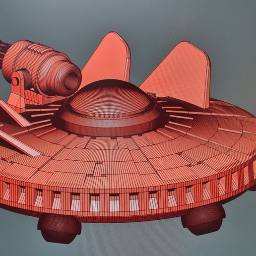 Free OBJ file Space Saucer 🛰 ・Model to download and 3D print・Cults
