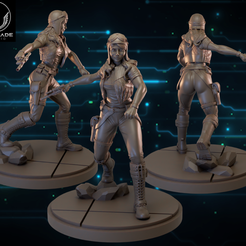 st-18.png STL file star wars shatterpoint aphra presupported included・3D printing model to download