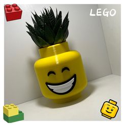 POT DE TÊTE LEGO