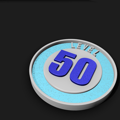 Free STL file Pokemon Go Level 50 Badge・3D printer model to download・Cults