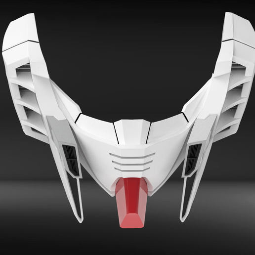 🎨 RX93I Custom Mask Fan Art・ STL File for ・Cults
