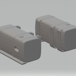 0.png Fichier STL Réservoir de carburant pour camion rectangulaire・Modèle à télécharger et à imprimer en 3D