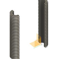splitbolt.PNG Panel Wire Grommet With Slotted Opening - 1/2 inch thick, 3/4 inch long - with end cap nuts