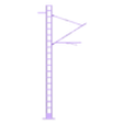 typ DS krátký H0.stl Railway overhead line poles /Sloupy trakčního vedení ČD/ČSD H0 1/87