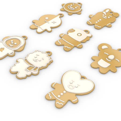 Captura-de-pantalla-2025-11-18-222216.png BT21 Gingerbread Ornament Set - Christmas Edition (8 Models) 🎄