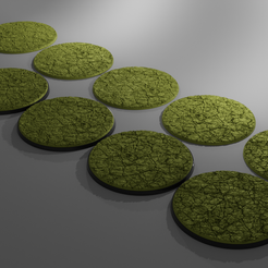 ove.png STL file 5x 100mm base with dry ground v2 (+toppers)・3D printing design to download