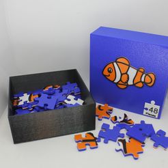 IMG_6536.jpg Бесплатный 3D файл Fish Puzzle・Дизайн 3D-принтера для скачивания