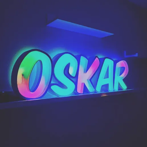 Oskar LED Lamp (Nameplate) 3D model