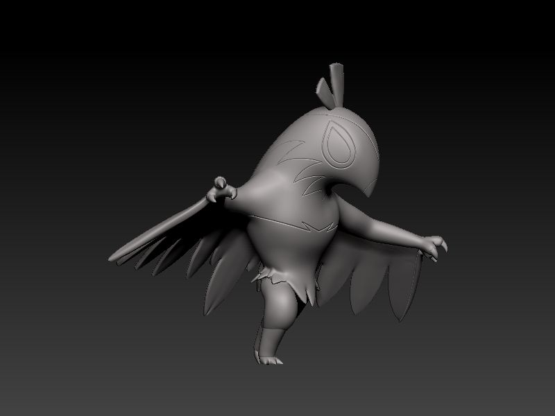 Stl File Pokemon Hawlucha 3d Printing Design To Download Cults