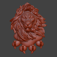 LION_25.png Lion Head Keyholder and wall decoration