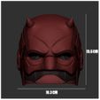 daredevil_mask_010.jpg Daredevil Mask 3D Printing - Daredevil Helmet Marvel Cosplay
