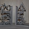 DSC_0703.JPG Archivo STL gratuito Harry Potter sujetalibros (sujetalibros Harry-Potter)・Objeto para descargar e imprimir en 3D