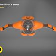 sabine-armor-basic-orange.557.jpg Sabine Wren's armor - The Star Wars wearable 3D PRINT MODEL