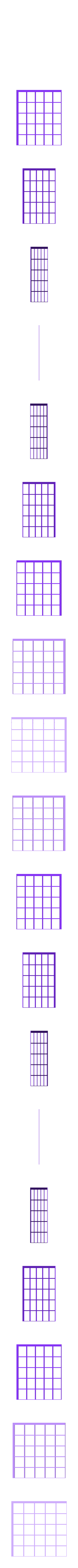 scrabblegrid.STL grid for Scrabble Board