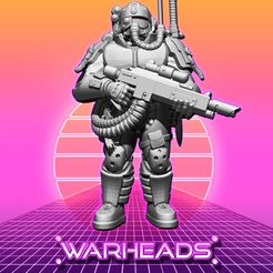 the-commando-1.jpg 3D file The Commando! - Parachute Jetpack Veteran Character!・3D printer model to download, Orfey