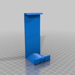 Auriculares_Gancho_v6.png Free 3D file Colgador Auriculares/ headphone hanger (compatible estanteria LACK IKEA)・3D printer design to download
