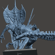 7.png ALIENS ALIEN QUEEN XENOMORPH - EXTREMELY HIGH DETAILED MESH - ICONIC STOWAWAY POSE - HIGH POLY STL FOR 3D PRINTING - BY GAMEQRAFT