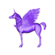 Alicorn_side2.stl Majestic Alicorn (Flying Unicorn)