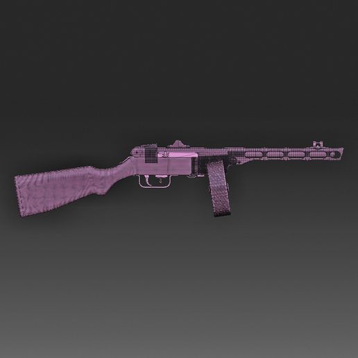 Spagin-wireframe.jpg PPSh Shpagin