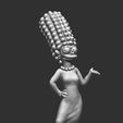 marge.jpg Fichier STL gratuit Marge Simpson・Idée pour impression 3D à télécharger