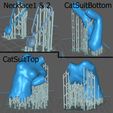 PrintLayout02.jpg Classic Catwoman  3D print Figure/Figurine STLs
