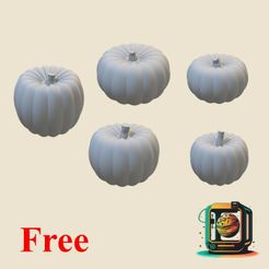 Diapositive1.jpg Archivo STL gratis Calabazas para bases en miniatura・Modelo imprimible en 3D para descargar