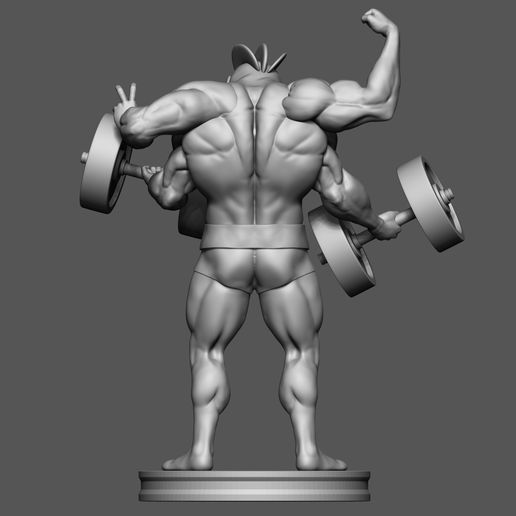 💪 Strong MAchamp 3d print・ STL File for ・Cults
