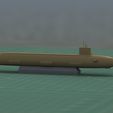 Virginia_xxNoPaint_0020.jpg Sous-marin SSN de classe Virginia Modèle STL imprimé en 3D