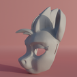 77.png My Little Pony Face Mask - Spitfire Cosplay 3D print model