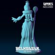 04.jpg Girl Frost Wizard Normal and Nude 3D print model