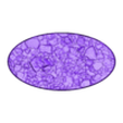 75x42mm base stoney barren 4 topper.stl 6x 75x42mm base with stoney barren ground (+toppers)